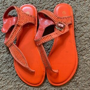 Orange Sandals